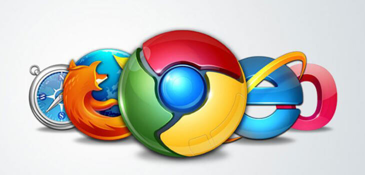 Logo des différents navigateurs internet